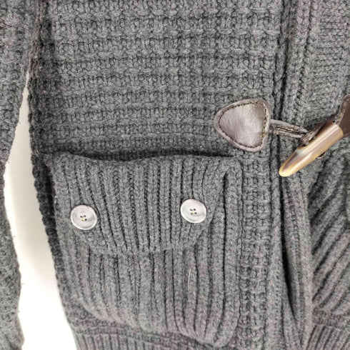 バーク bark ミドル ニット ハイネック トグルボタン ダッフルコート レディース import:S