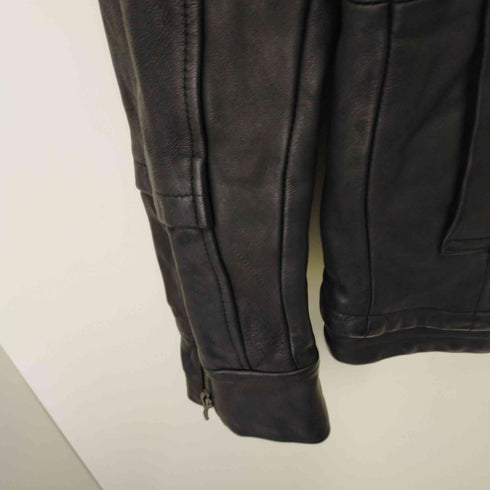 ハルフヘイローラスティーフューチャー haruf halo rusty future ラムレザー シングルライダース ジャケット ラムレザー メンズ import:L