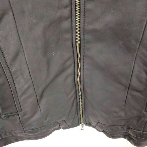 ハルフヘイローラスティーフューチャー haruf halo rusty future ラムレザー シングルライダース ジャケット ラムレザー メンズ import:L