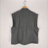 ナノユニバース nano universe VEGAN LEATHER フルZIPベスト ジレ ジップアップ メンズ JPN:L