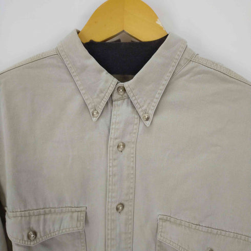 ギャップ Gap 90S OLD GAP オールドギャップ BDフラップポケット L/S シャツ メンズ import:L