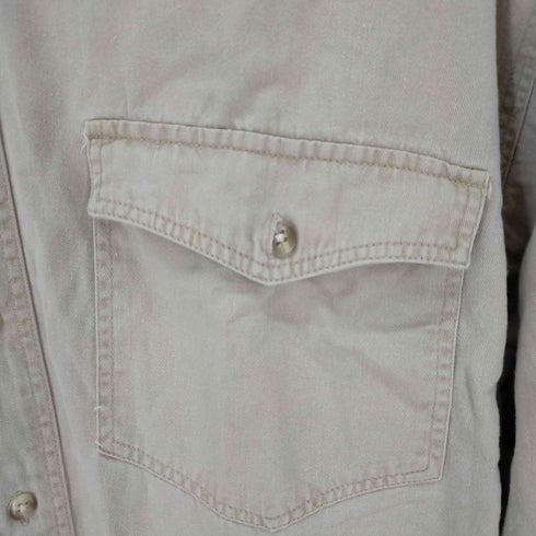 ギャップ Gap 90S OLD GAP オールドギャップ BDフラップポケット L/S シャツ メンズ import:L