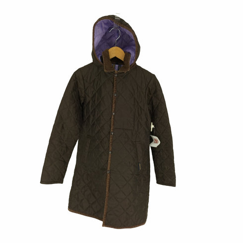 ラベンハム LAVENHAM 英国製 フーデッド キルティング ジャケット レディース FR:38