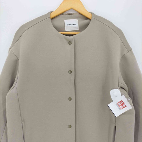 ピッチン PICCIN ノーカラーロング コート レディース JPN:M