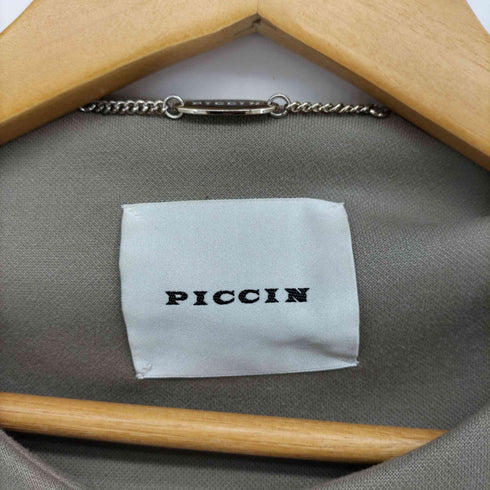 ピッチン PICCIN ノーカラーロング コート レディース JPN:M