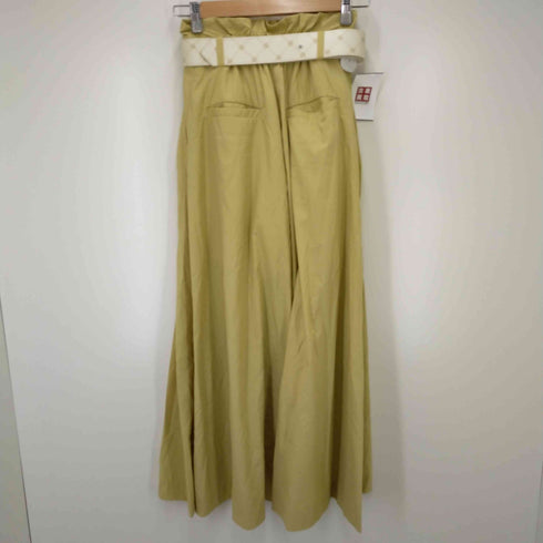 アメリヴィンテージ Ameri VINTAGE 21SS LOGO BELT WIDE PANTS レディース JPN:S
