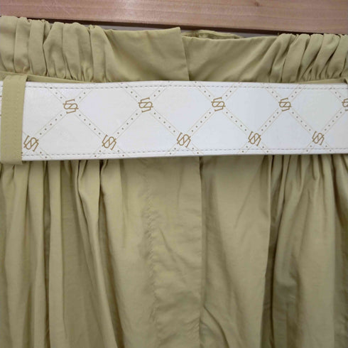 アメリヴィンテージ Ameri VINTAGE 21SS LOGO BELT WIDE PANTS レディース JPN:S