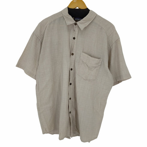 パタゴニア patagonia 08年製 ヘンプシャツ コットンリネンS/S シャツ メンズ import:XL