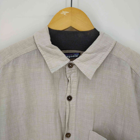 パタゴニア patagonia 08年製 ヘンプシャツ コットンリネンS/S シャツ メンズ import:XL