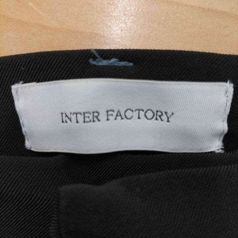インターファクトリー INTER FACTORY ベルト付きサイドスリットパンツ メンズ JPN:L