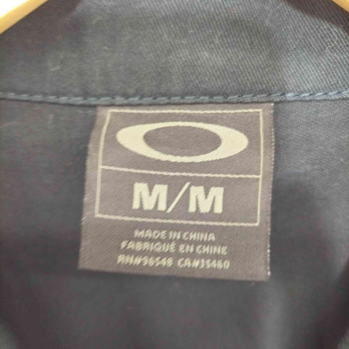オークリー OAKLEY 90-2000s 刺繍ロゴ ワークシャツジャケット メンズ import:M