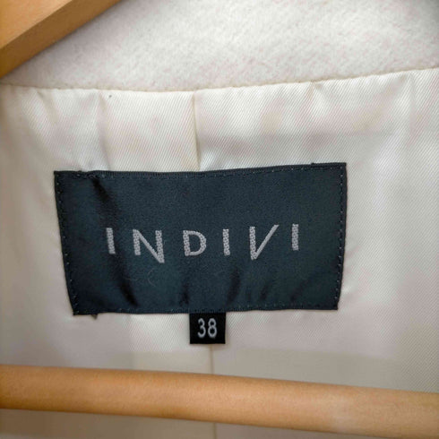 インディヴィ INDIVI アンゴラスタンドカラージャケット レディース JPN:38