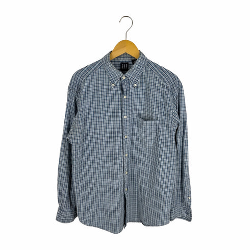 ギャップ Gap OLD GAP 90s ボタンダウンチェックシャツ メンズ JPN:M
