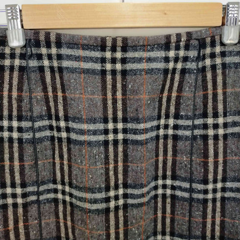 バーバリーロンドン BURBERRY LONDON ウールチェック柄スカート レディース 40