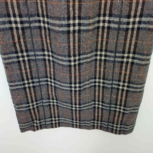 バーバリーロンドン BURBERRY LONDON ウールチェック柄スカート レディース 40