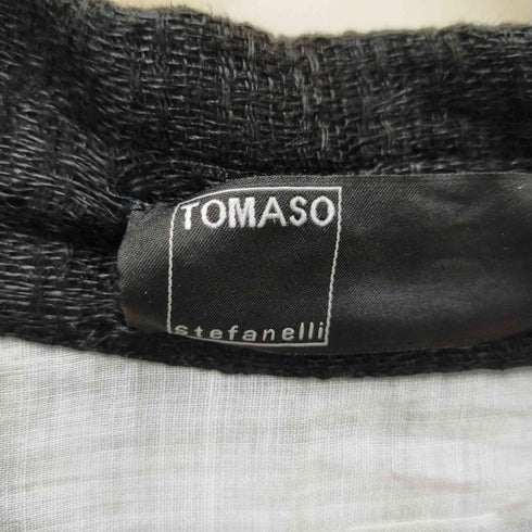 トマソステファネリ TOMASO Stefanelli ショートスリーブ リネンワンピース レディース DE:40