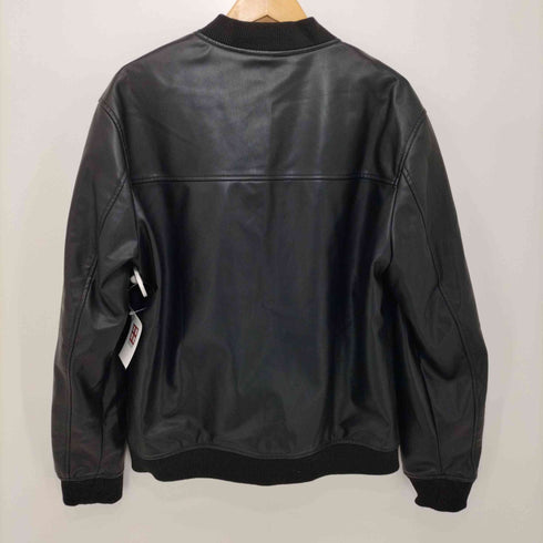 ザラ ZARA フェイクレザージップアップブルゾン メンズ import:L