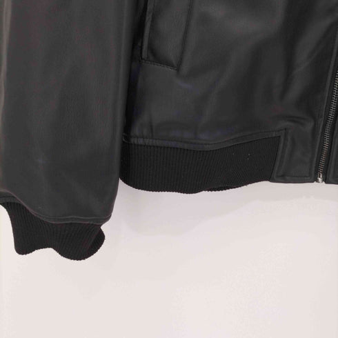 ザラ ZARA フェイクレザージップアップブルゾン メンズ import:L