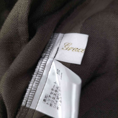 グレースクラスグレースコンチネンタル Grace Class GRACECONTINENTAL 21SS リネンタッチ テーパードパンツ レディース JPN:38