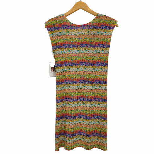 プリーツプリーズイッセイミヤケ PLEATS PLEASE ISSEY MIYAKE 2013SS 花柄 ノースリーブマルチカラーワンピース レディース 3