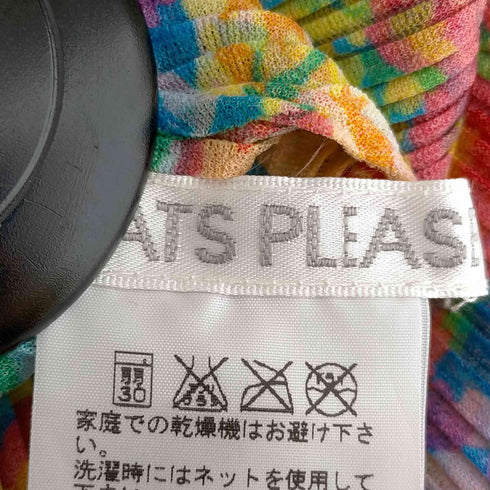 プリーツプリーズイッセイミヤケ PLEATS PLEASE ISSEY MIYAKE 2013SS 花柄 ノースリーブマルチカラーワンピース レディース 3