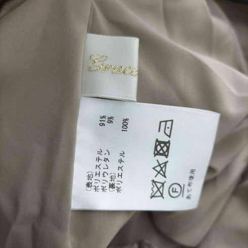 グレースクラス Grace Class 21AW ベロアストレッチサロペ オールインワン ワイドパンツ タック レディース 38