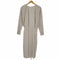 ボッテガヴェネタ BOTTEGA VENETA Drawstring-neck Soft Washed Midi Dress In String レディース 34
