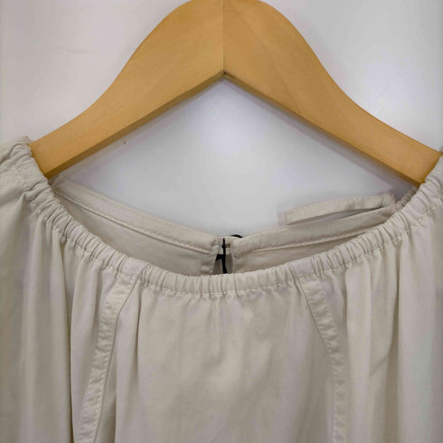 ボッテガヴェネタ BOTTEGA VENETA Drawstring-neck Soft Washed Midi Dress In String レディース 34