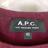 アーペーセー A.P.C. Tシャツ カットソー 半袖 クルーネック メンズ import:XS