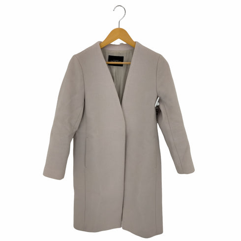 ユナイテッドアローズグリーンレーベルリラクシング UNITED ARROWS green label relaxing CS W/N ノーラペルコート レディース JPN:38