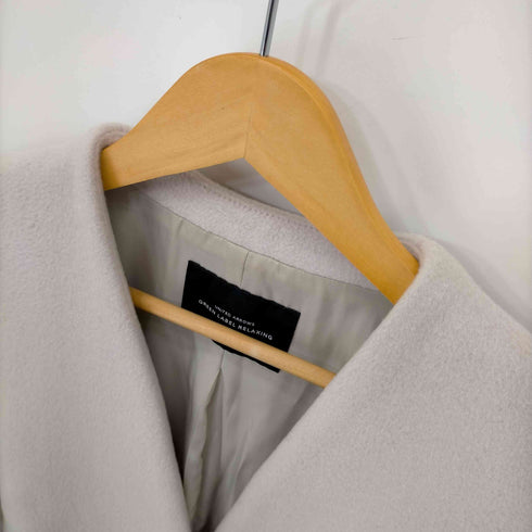 ユナイテッドアローズグリーンレーベルリラクシング UNITED ARROWS green label relaxing CS W/N ノーラペルコート レディース JPN:38