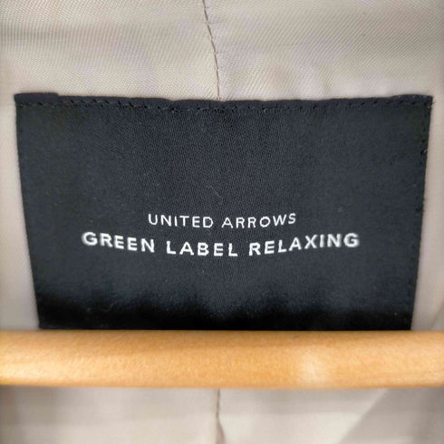 ユナイテッドアローズグリーンレーベルリラクシング UNITED ARROWS green label relaxing CS W/N ノーラペルコート レディース JPN:38