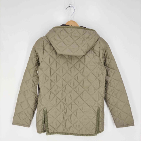 ラベンハム LAVENHAM 英国製 フーデッドキルティングコート レディース 36