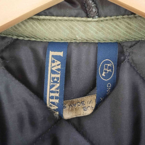 ラベンハム LAVENHAM 英国製 フーデッドキルティングコート レディース 36
