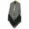 Babjades 19SS Babjades Poncho Stripe Degrade ポンチョ ストライプ ニット フリンジ カシミヤ レディース