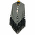 Babjades 19SS Babjades Poncho Stripe Degrade ポンチョ ストライプ ニット フリンジ カシミヤ レディース