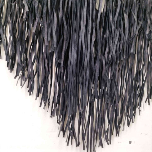 Babjades 19SS Babjades Poncho Stripe Degrade ポンチョ ストライプ ニット フリンジ カシミヤ レディース
