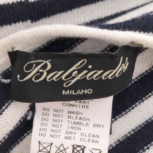 Babjades 19SS Babjades Poncho Stripe Degrade ポンチョ ストライプ ニット フリンジ カシミヤ レディース