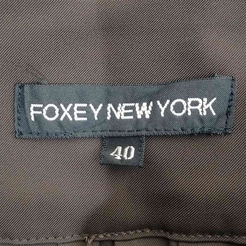 フォクシーニューヨーク FOXEY NEW YORK スカート ひざ丈 フレア リボンベルト レディース JPN:40