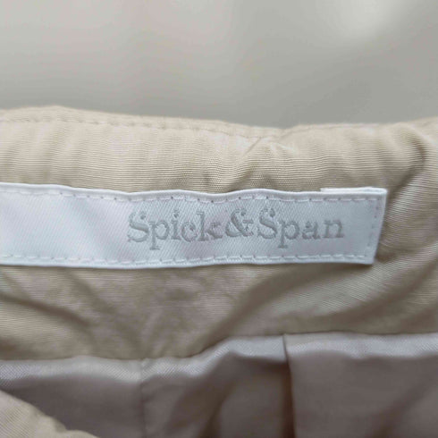 スピックアンドスパン Spick and Span ヴィンテージ ツイル タック ギャザー スカート レディース 38