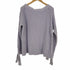 ジョンスメドレー JOHN SMEDLEY ニット カットソー リブ 長袖 コットン リボン レディース import:S