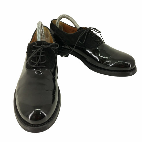 チャーチ churchs LUCINDA R ダービーシューズ レースアップ ハラコ パテントレザー メンズ 39 26