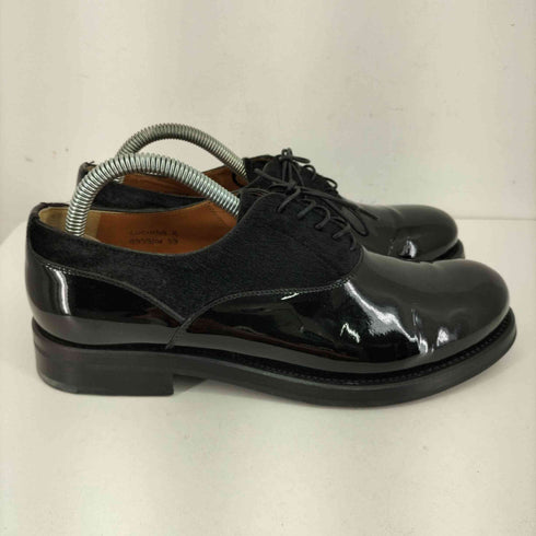 チャーチ churchs LUCINDA R ダービーシューズ レースアップ ハラコ パテントレザー メンズ 39 26