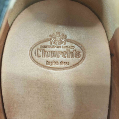 チャーチ churchs LUCINDA R ダービーシューズ レースアップ ハラコ パテントレザー メンズ 39 26