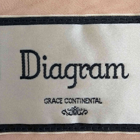 ダイアグラムグレースコンチネンタル Diagram GRACE CONTINENTAL ラムレザーダブルライダースジャケット レディース 38