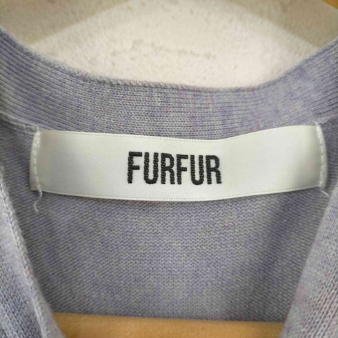 ファーファー furfur 21AW ラップウエストニットドレス ワンピース ロング マキシ 長袖 ニット 切替 レディース FREE