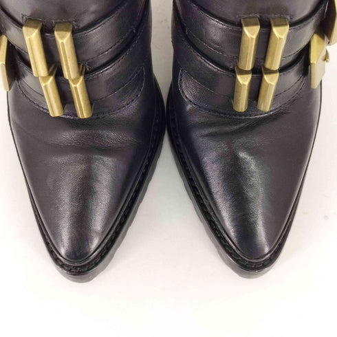 アレキサンダーワン Alexander Wang ブーツ レザー ピンヒール ショート レディース JPN:38 25