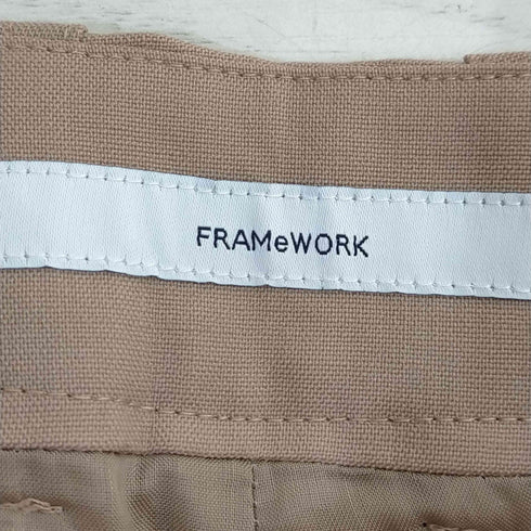 フレームワーク FRAMe WORK 20SS Wトロショートパンツ ハーフ テーパード ウール レディース JPN:38