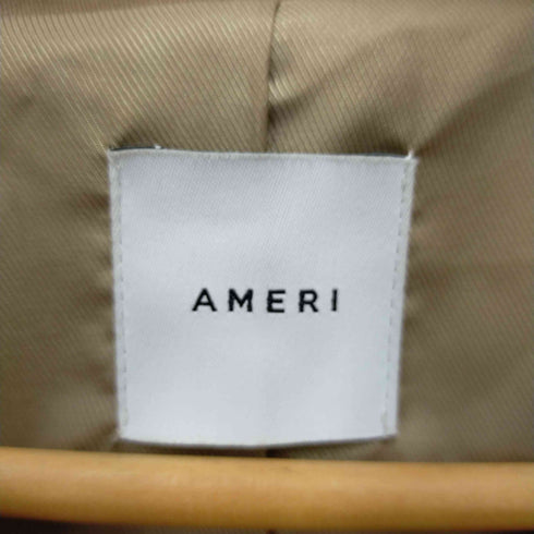 アメリヴィンテージ Ameri VINTAGE グレンチェック切替トレンチコート レディース