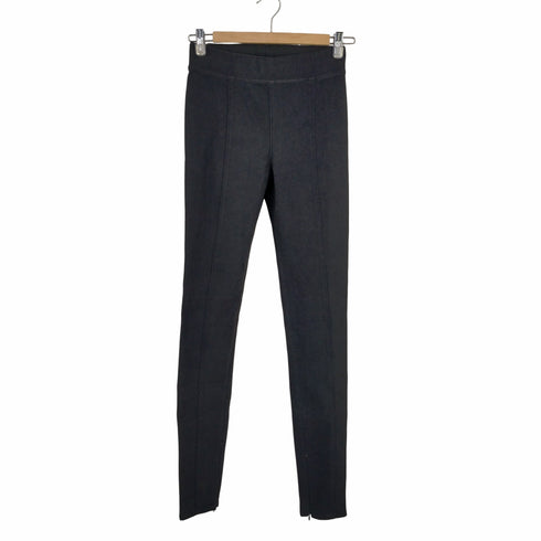 ヘルムートラング HELMUT LANG COATED BLACK SEAM SKNY LG イージーパンツ スキニー スリム ロング レディース UK:24